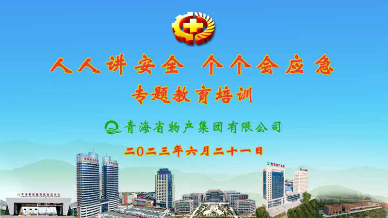 提高安全管理水平 落實(shí)全員安全責(zé)任——集團(tuán)安委會舉辦2023年“人人講安全，個個會應(yīng)急”專題教育培訓(xùn)